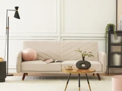 Sovesofa 3 personers SENJA Velour Beige