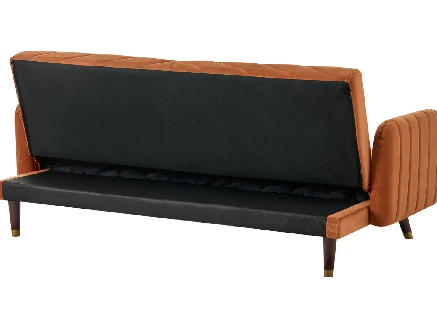 Sovesofa 3 personers SENJA Velour Orange
