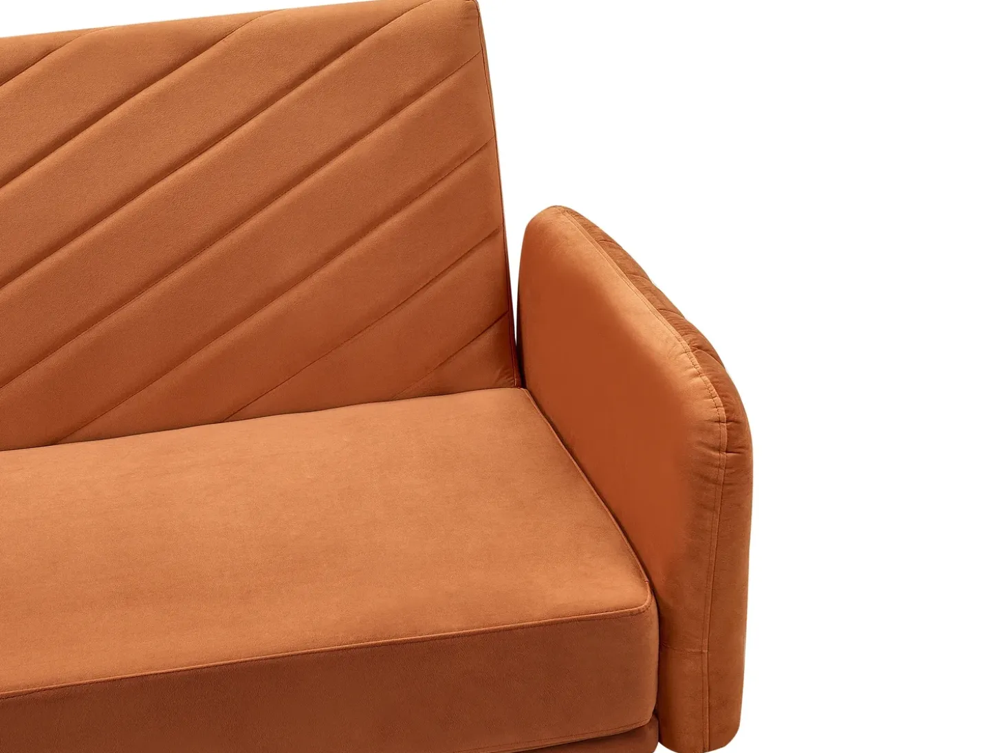 Sovesofa 3 personers SENJA Velour Orange