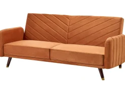 Sovesofa 3 personers SENJA Velour Orange