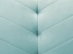 Sovesofa 3 personers SENJA Velour Himmelblå