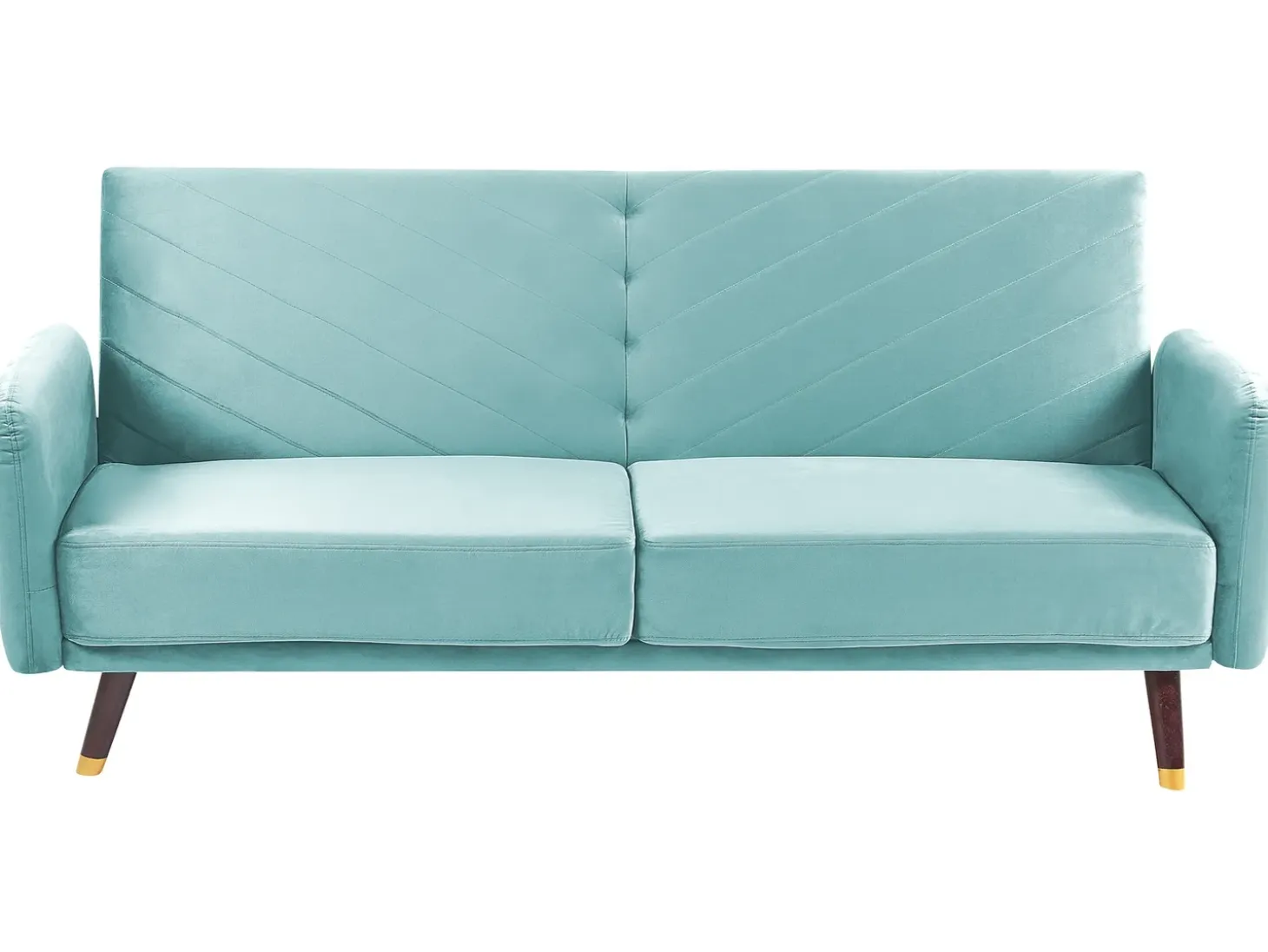 Sovesofa 3 personers SENJA Velour Himmelblå