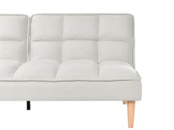 Sovesofa 3 personers SILJAN Cremehvid