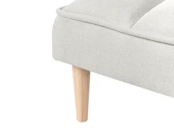 Sovesofa 3 personers SILJAN Cremehvid