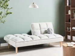 Sovesofa 3 personers SILJAN Cremehvid