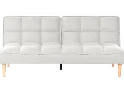 Sovesofa 3 personers SILJAN Cremehvid