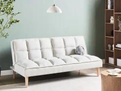 Sovesofa 3 personers SILJAN Cremehvid