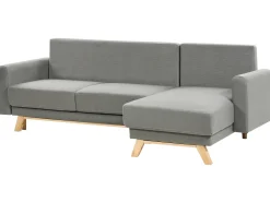 Sovesofa 3 personers SIRO Grå med opbevaring Venstrevendt