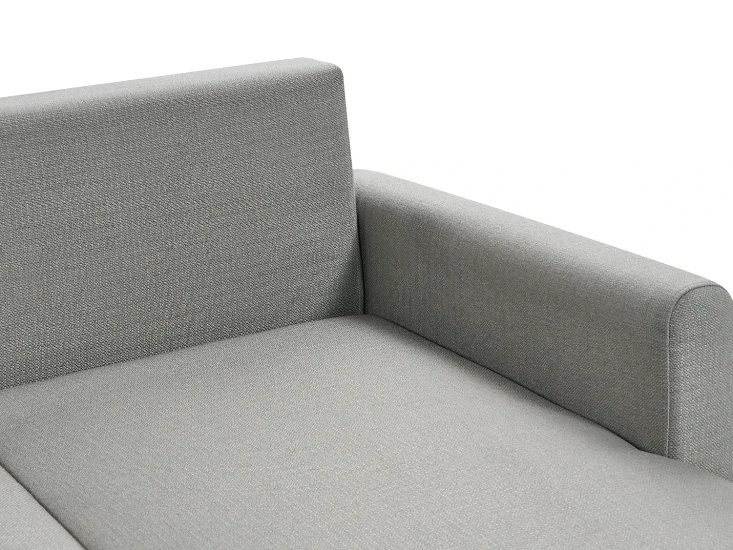 Sovesofa 3 personers SIRO Grå med opbevaring Venstrevendt