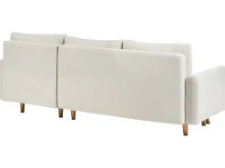 Sovesofa 3 personers SIRO Lys Beige med opbevaring Venstrevendt