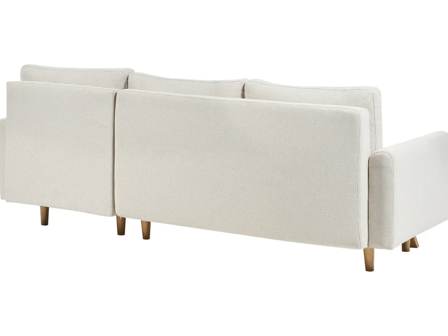Sovesofa 3 personers SIRO Lys Beige med opbevaring Venstrevendt