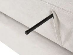 Sovesofa 2 personers UTTELA Cremehvid