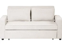 Sovesofa 2 personers UTTELA Cremehvid