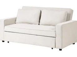 Sovesofa 2 personers UTTELA Cremehvid