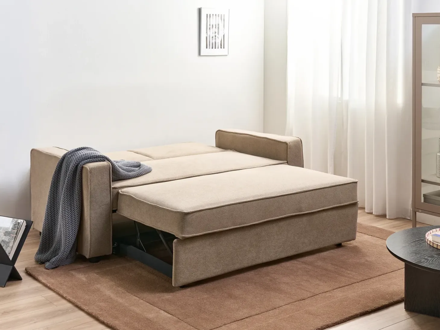 Sovesofa 2 personers UTTELA Lysebrun