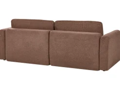 Sovesofa 3 personers VAXHOLM Boucle Brun med opbevaring