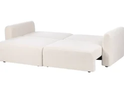 Sovesofa 3 personers VAXHOLM Boucle Lys Beige med opbevaring