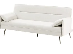 Sovesofa 3 personers VAYLA Cremehvid