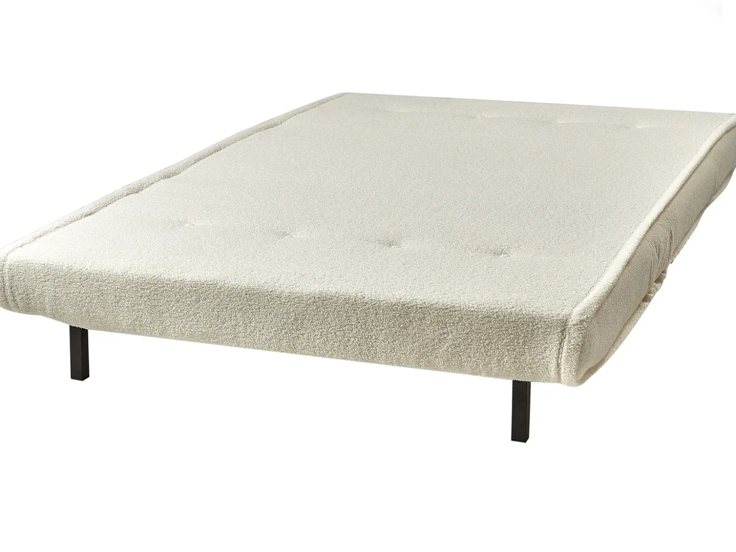 Sovesofa 2 personers VESTFOLD Boucle Cremehvid