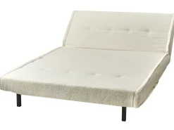Sovesofa 2 personers VESTFOLD Boucle Cremehvid