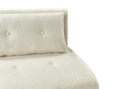 Sovesofa 2 personers VESTFOLD Boucle Cremehvid