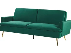 Sovesofa 3 personers VETTRE Velour Mørkegrøn