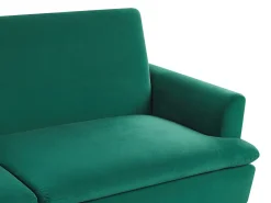 Sovesofa 3 personers VETTRE Velour Mørkegrøn