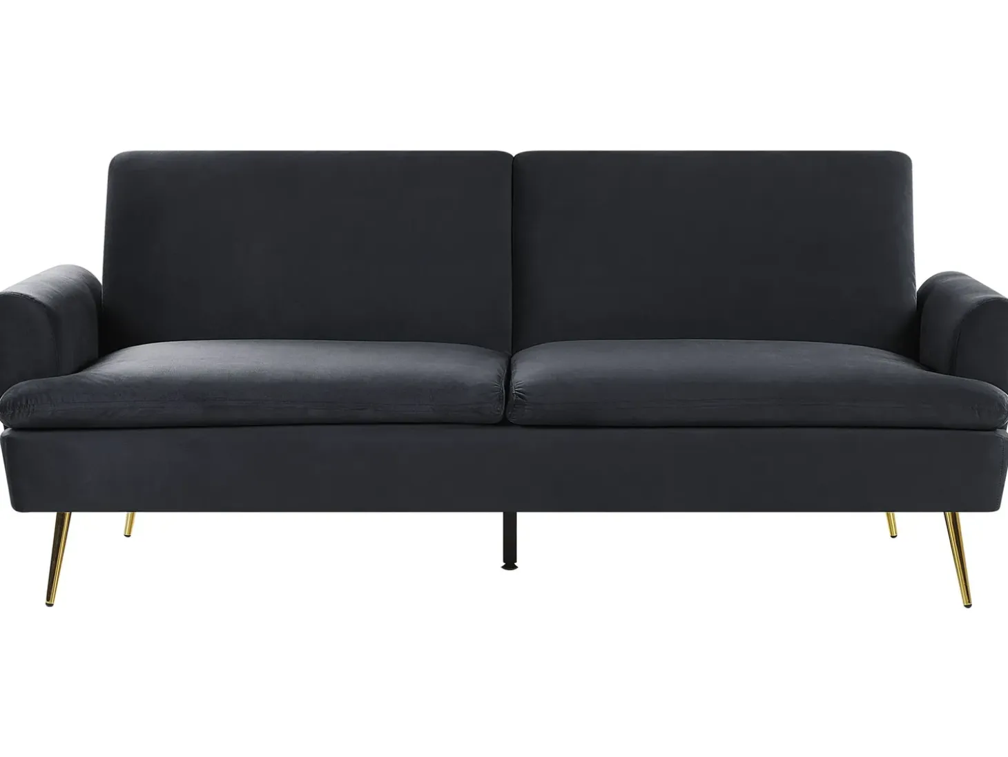 Sovesofa 3 personers VETTRE Velour Sort