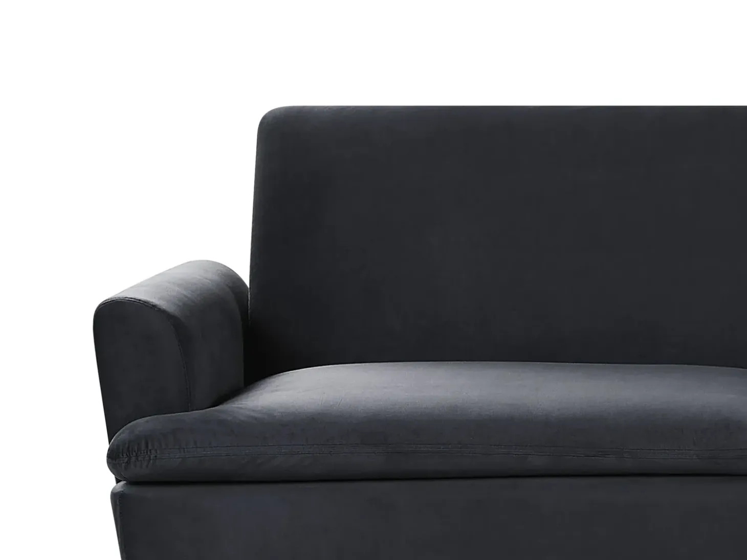 Sovesofa 3 personers VETTRE Velour Sort