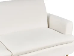 Sovesofa 3 personers VETTRE Velour Cremehvid