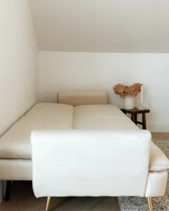 Sovesofa 3 personers VETTRE Velour Lys Beige