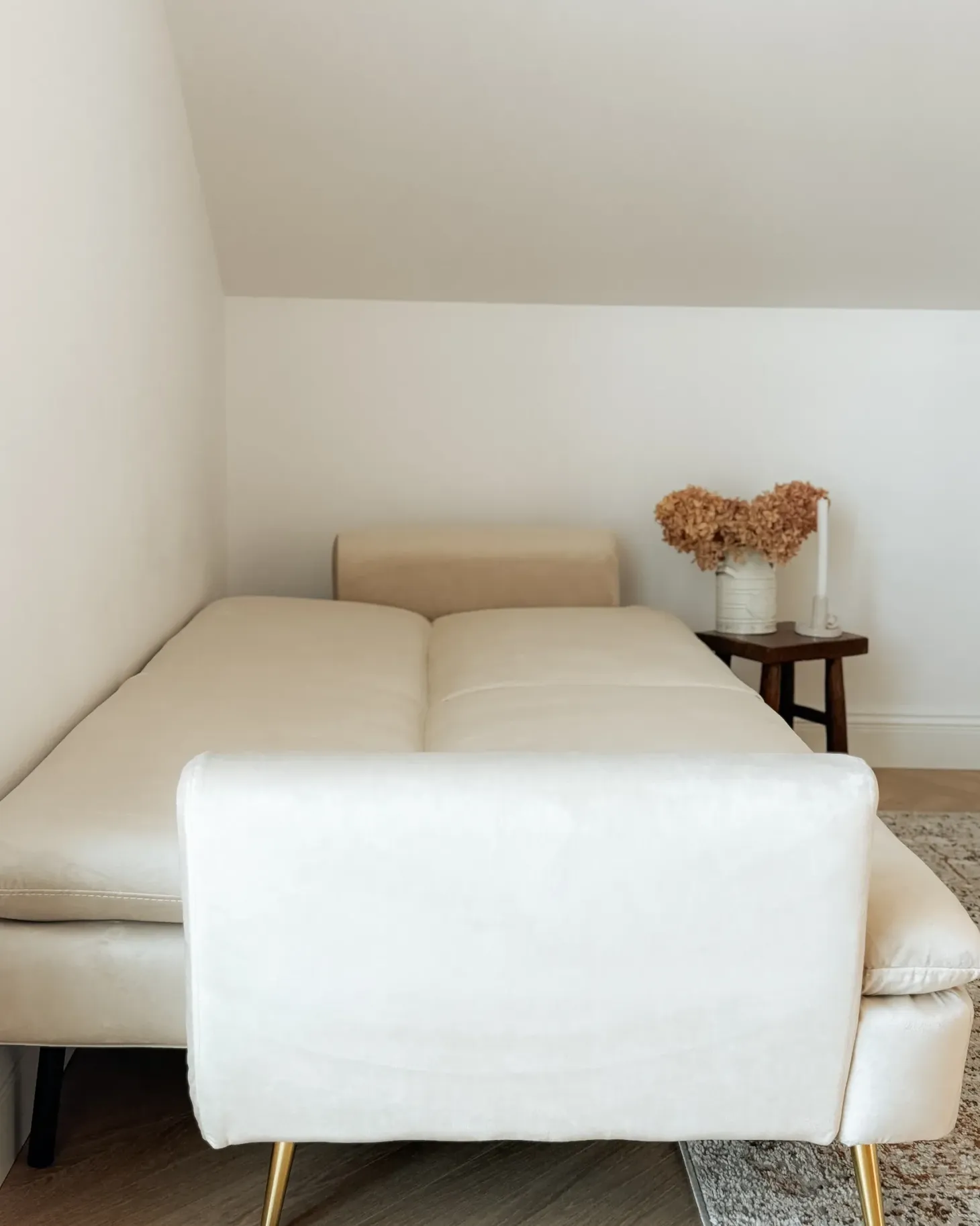 Sovesofa 3 personers VETTRE Velour Lys Beige