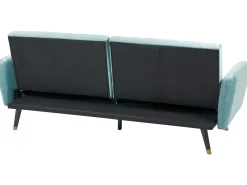 Sovesofa 3 personers VIMMERBY Velour Himmelblå