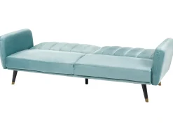 Sovesofa 3 personers VIMMERBY Velour Himmelblå