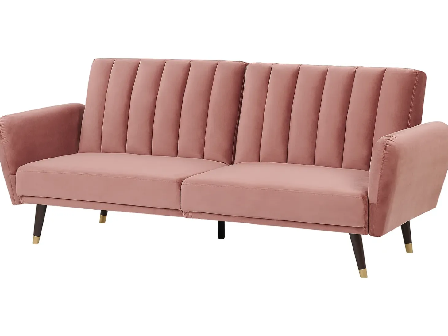 Sovesofa 3 personers VIMMERBY Velour Lyserød