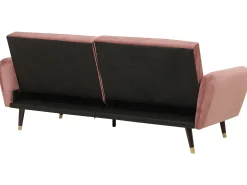 Sovesofa 3 personers VIMMERBY Velour Lyserød