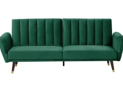 Sovesofa 3 personers VIMMERBY Velour Smaragdgrøn