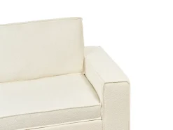Sovesofa 3 personers VUOKATTI Boucle Cremehvid