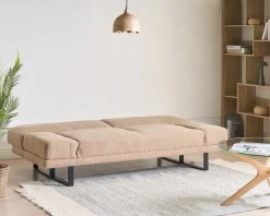 Sovesofa 2 personers YORK Boucle Sand Beige