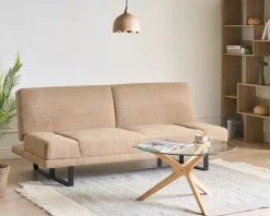 Sovesofa 2 personers YORK Boucle Sand Beige