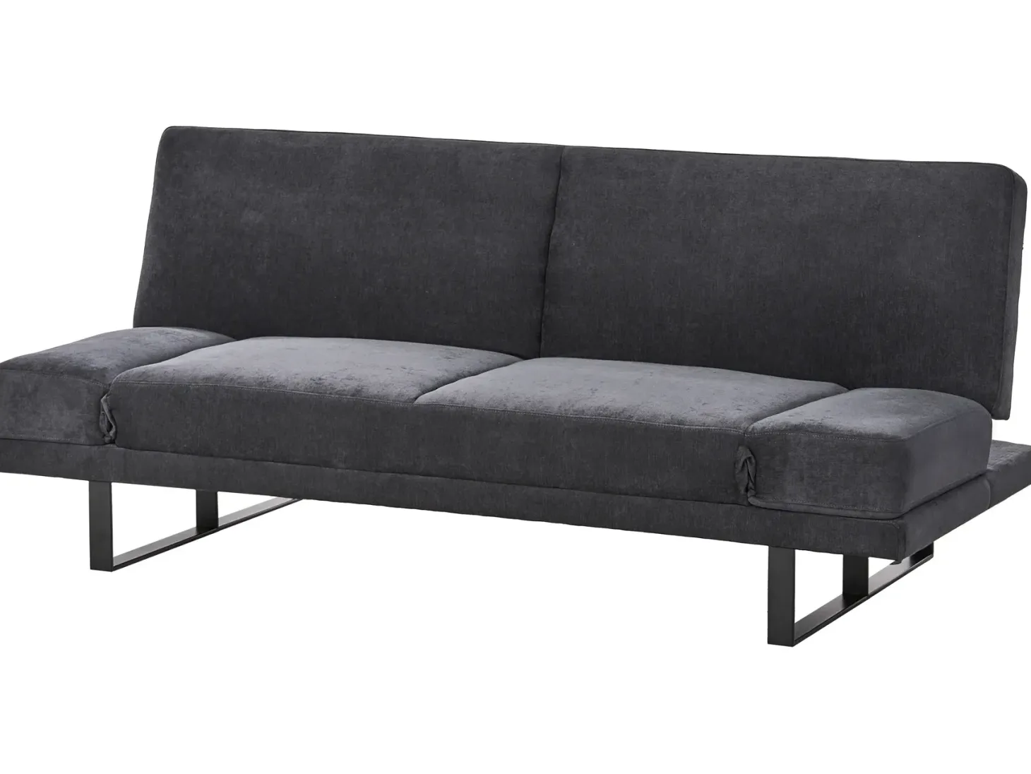 Sovesofa 2 personers YORK Chenille Sort
