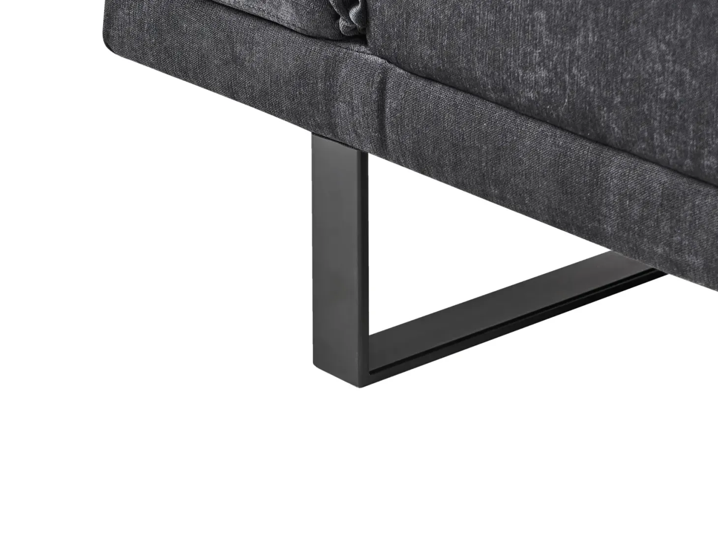 Sovesofa 2 personers YORK Chenille Sort