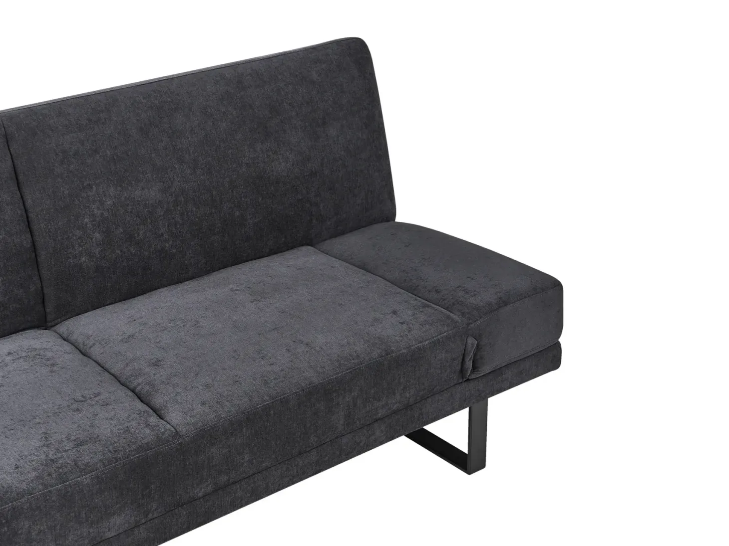 Sovesofa 2 personers YORK Chenille Sort
