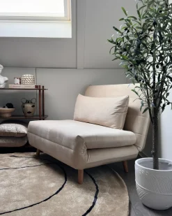 Sovestol SETTEN Velour Lys Beige