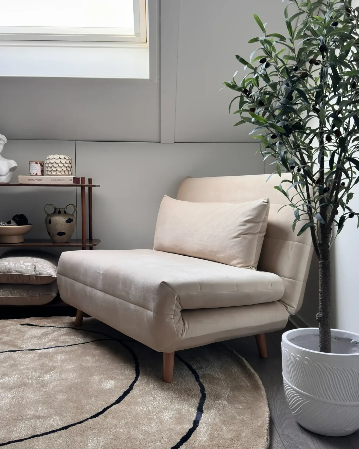 Sovestol SETTEN Velour Lys Beige