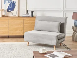 Sovestol SETTEN Velour Lysegrå
