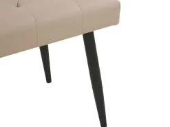 Soveværelse sæt Kunstlæder ESSONNE 160 x 200 cm Beige