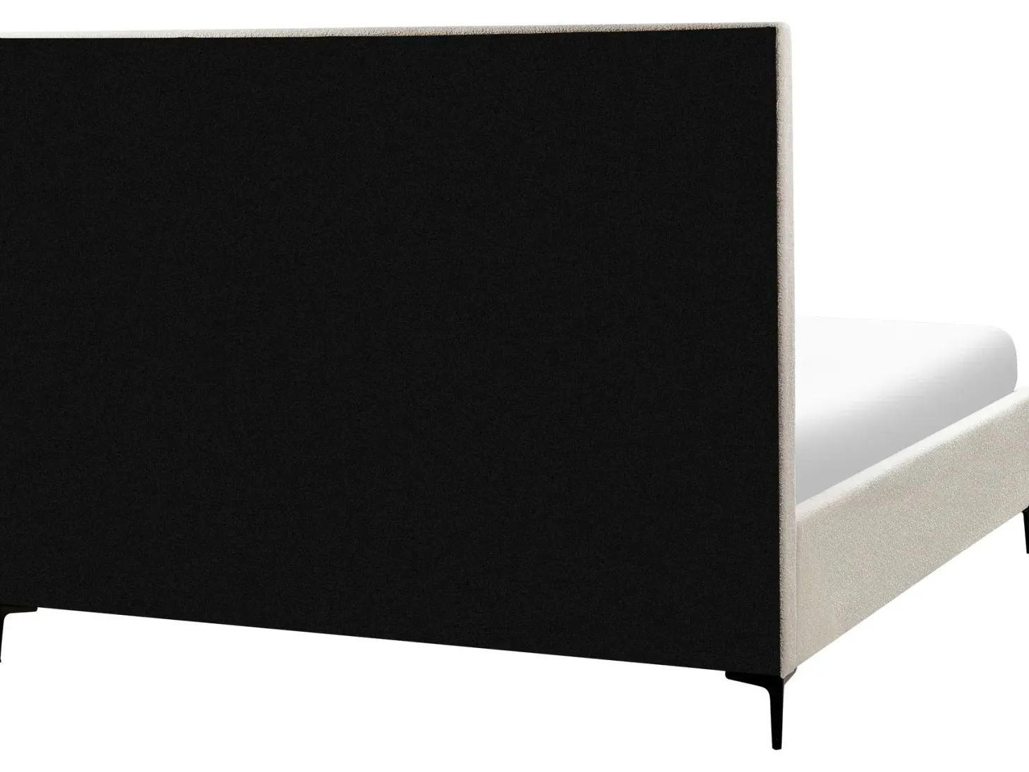 Soveværelse sæt SEZANNE Boucle Cremehvid 180 x 200 cm