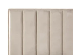 Soveværelse sæt SEZANNE Velour Brungrå 180 x 200 cm