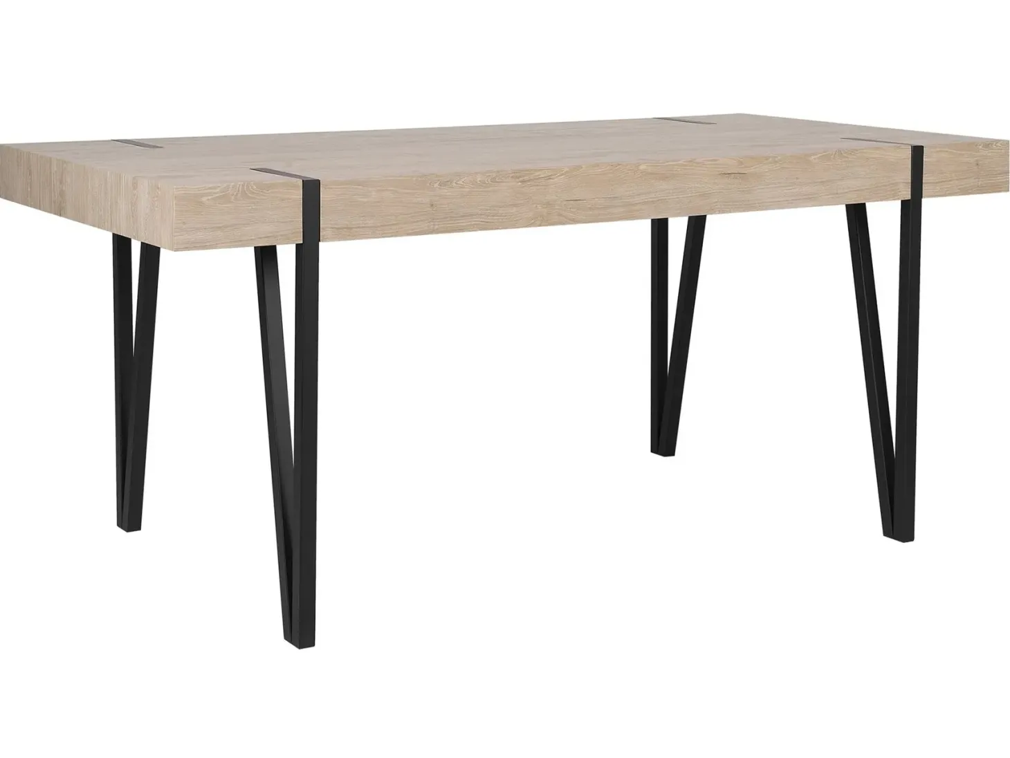 Spisebord ADENA Lysebrun 150 cm 90 cm